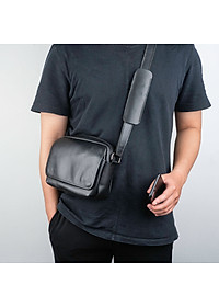 Túi đeo chéo nam Jupiter Bụi Leather DC110 - Da bò thật cao cấp - Bảo hành 12 tháng