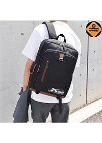 Balo Laptop Thời Trang Cao Cấp Xbags XB3101 Màu Đen, Thiết Kế Dạng Hộp Lớn Nhiều Ngăn, Chống Nước Chống Sốc, Cá Tính, Phù Hợp Đi Làm Đi Học!
