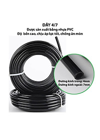 Bộ 30 béc tưới cây 8 tia nhỏ giọt kèm 25m dây và đầy đủ phụ kiện 206848