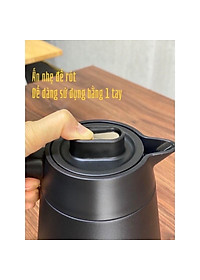 phích ủ nước nóng lạnh,bình pha trà có lõi lọc inox 304 nhập khẩu cao cấp 1,2 lít