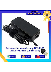 Sạc dùng cho laptop Lenovo 20V-3.25A Adapter Lenovo (Chuẩn USB) - Hàng Nhập Khẩu New Seal