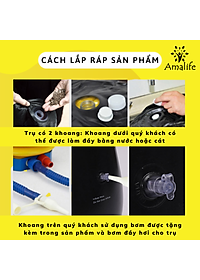 Vỏ Trụ Đấm Bốc Tự Cân Bằng Tặng Kèm Bơm Hơi - Trụ Đấm Bốc Cân Bằng Chính Hãng Amalife