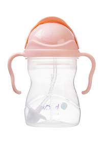 b.box Disney Bình nước 360 độ cho bé tập uống nước 240ml - Cam Pastel
