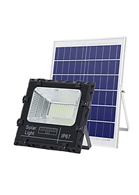 Đèn năng lượng mặt trời 100W 200W 300W 400W  đèn  chống nước,Ánh sáng sân vườn năng lượng mặt trời LED Đèn năng lượng mặt trời với chỉ báo pin