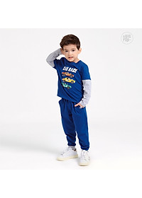 Áo bé trai thu đông BIGFOX - MISS MEOW, áo thun dài tay cho bé chất cotton phong cách Âu Mỹ hình in xe Ô tô 11 - 26 kg