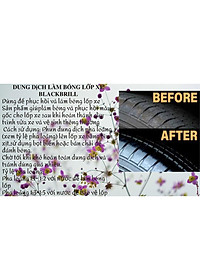 COMBO NƯỚC RỬA XE KHÔNG CHẠM BIO 45-1L VÀ BÓNG LỐP BLACKBRILL -1L