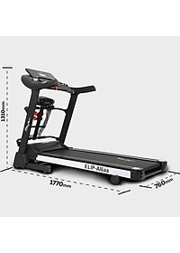 Máy Chạy Bộ Điện ELIP Allias Đa Năng Chính Hãng, Động Cơ Mạnh 3.0 HP, Thảm Chạy Rộng