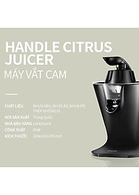 Máy vắt cam Lock&Lock EJJ256BLK 85W - Hàng chính hãng