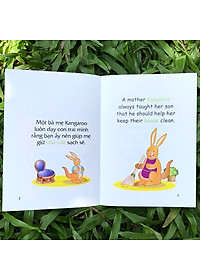 Sách - Truyện Tranh Song Ngữ Việt - Anh Cho Bé  Về Kỹ Năng Sống (Bộ 12 quyển)