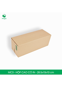 MC3 - 28.5x10x10 cm - 60 Thùng hộp carton đóng hàng