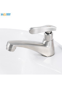 Vòi chậu rửa mặt lavabo dòng lạnh inox 304 Hobby home decor LBL6