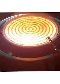 Bộ điếu inox hồng ngoại fi90mm, thay thế cho các dòng bếp hồng ngoại cùng kích thước ( đen ) - Hàng chính hãng