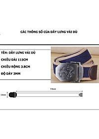 Thắt Lưng Nam Vải Dù U104 US ARMY cao cấp Phong Cách Lính Mỹ, Mặt Khóa Tăng Tự Động Chất Liệu Thép Không Gỉ, Dây Vải Dù Nhiều Màu Dây  lựa chọn- HÀNG CHÍNH HÃNG