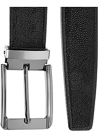 Thắt Lưng Nam Da Cá Đuối Đầu Kim Huy Hoàng HT4503 - Đen