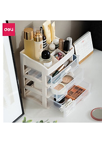 [Tặng sticker] Kệ Đựng Mỹ Phẩm Nhựa Nhiều Tầng Để Bàn Trong Suốt Có Thể Tháo Rời Deli - Kệ Đưng Đồ Trang Điểm Đồ Cá Nhân Nữ Trang Sức Hộp Lưu Trữ Văn Phòng Phẩm Decor Bàn Làm Việc Góc Học Tập - VS559 564
