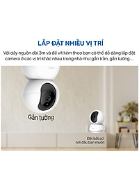 Camera Wifi TP-Link Tapo C220 Độ Phân Giải 2K QHD Quay/Quét 360 Độ Giám Sát An Ninh - Hàng Chính Hãng