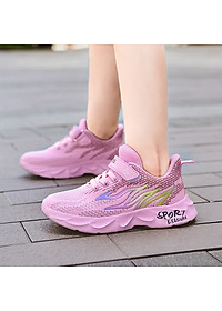 Giày bé gái 3 - 15 tuổi thể thao phong cách đế Eva siêu nhẹ kháng khuẩn GE80