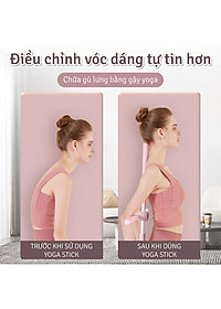 BG Gậy Tập Lưng, Vai, Chống Gù, Uốn Thẳng Lưng,  6015 Gậy Tập Yoga Gậy Chống Gù Lưng Tập Yoga Bằng Thép Không Gỉ, Gậy Tập Yoga Chống Gù Lưng, Mở Vai, Gậy Tập Thể Dục Điều Chỉnh Vai Lưng, Định Hình Lưng Vai ( hàng nhập khẩu)