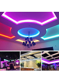 Cuộn Đèn LED Trang Trí Quấn Cây RGB Siêu Sáng, Dài 5M Kèm Remote 44 Phím