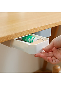 Ngăn Kéo Dán Dưới Bàn Đựng Vật Dụng Tiện Lợi