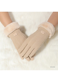 Găng tay nữ giữ ấm mùa đông eXtreme GT1201 vải nhung chống gió, chống mài mòn, cảm ứng điện thoại