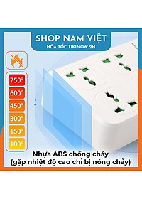 Ổ Cắm Điện Có Cổng Type-C, Công Tắc Riêng, Chịu Tải 3000W
