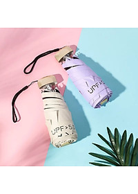 Dù Mini Gấp Gọn  UPF50+ 2 Lớp Chống UV Tia Cực Tím ( Ô Che Mưa Nắng Bỏ Túi Văn Phòng Kích Thước Siêu Nhỏ 18cm ) - Hàng Chính Hãng MINIIN