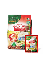 Ngũ Cốc Gạo Lứt No Sugar Xuân An [đường ăn kiêng] Túi 400G {25g*16 gói}(Tặng Kèm 1 Túi Yến Mạch 150G)