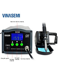 Vinasemi 950 Máy Hàn Trạm Điều Chỉnh Nhiệt Độ 150W