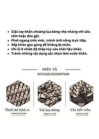 Khăn Lụa Dài Khăn Choàng Lụa Dáng Dài Đi Biển Hot Trend Họa Tiết Thanh Lịch Nhẹ Nhàng Size180x90 Quàng Cổ , Áo Choàng