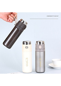 Bình Giữ Nhiệt Inox 304 Cao Cấp 500ml 2 Cách Sử Dụng, Công Nghệ Cách Nhiệt Chân Không Giữ Nhiệt Hiệu Quả - Hàng Chính Hãng