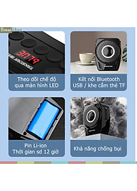 Takstar E8W - Máy Trợ Giảng Không Dây UHF, Hỗ Trợ Bluetooth, Cổng USB, Công Suất 18W, Sử Dụng 12 Giờ- Hàng chính hãng
