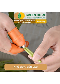 Bộ Móng Tay Hái Rau GreenHome, Có Đầu Bấm, Chống Bẩn Móng Tay, Bấm, Ngắt, Hái Rau Củ, Tiện Lợi