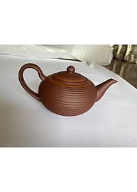 Ấm chén tử sa bát tràng dáng tống ganh nâu lòng xanh