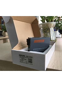Thiết bị chuyển đổi quang điện Gigabit 10/100/1000M (1 sợi quang) Netlink HTB-4100A - Hàng nhập khẩu