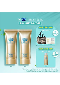 Bộ đôi 2 Kem chống nắng dạng gel bảo vệ hoàn hảo Anessa Perfect UV Sunscreen Skincare Gel 90g