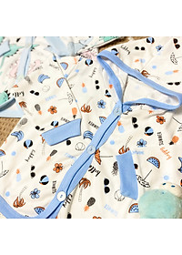 (5-13kg) ÁO KHOÁC NÓN CÀI NÚT CHO BÉ - HOẠ TIẾT GIAO NGẪU NHIÊN - MIATOP