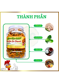 KHÔ GÀ LÁ CHANH TÂN LỘC PHÁT COMBO 1KG  - MỖI HŨ 500G