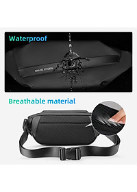 Túi Đeo Chéo Nam Nhiều Lớp Nhiều Ngăn Chống Nước Chống Trộm Mark Ryden