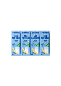 Thùng Sữa đậu nành Tươi Vinamilk 180ml - 48 hộp/Thùng