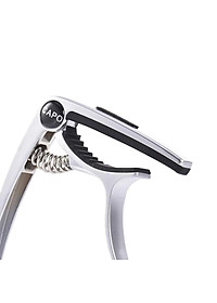 3in1 Alloy Universal Guitar Capo with 5 Picks and Leather Pick Holder for Acoustic Guitars Electric Guitar Ukuleles Mandolins Bass Guitars