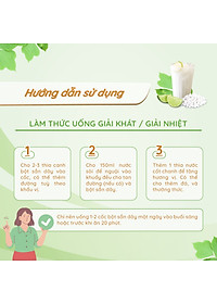 Bột sắn dây nguyên chất 500g TÂM MINH FOODS làm mát thanh lọc cơ thể