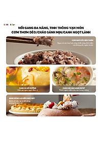 Nồi cơm điện 1,5L Bear DFB-J40Q5 (RC-4H40Y) Hàng Chính Hãng