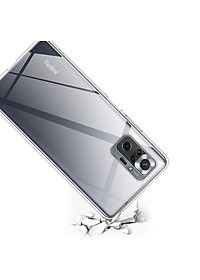 Ốp lưng silicon dẻo cho Redmi Note 10 Pro 4G hiệu Ultra Thin trong suốt mỏng 0.6mm độ trong tuyệt đối chống trầy xước - Hàng nhập khẩu