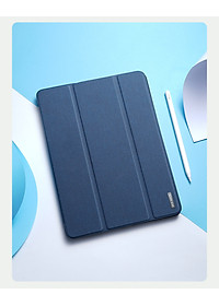 Bao Da Dành Cho iPad 7/8/9 10.2 Dux Ducis Domo Series Có Khe Cắm Bút, Tự Động Tắt Mở - Hàng Chính Hãng