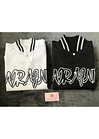 Áo Khoác Dù Hai Lớp Unisex, Áo Khoác Bomber Form Rộng 2 Màu Trắng Đen 28 Nam Nữ Ulzzang, Labibi