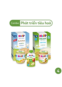 Combo ăn dặm HiPP Organic số 4: Phát triển hệ tiêu hóa