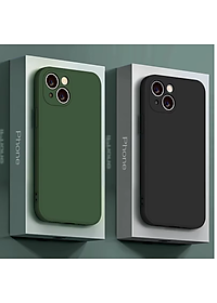 Ốp lưng silicon case cho iPhone 13 Mini chống bám bẩn mặt lưng siêu mềm mịn, có gờ bảo vệ camera - hàng nhập khẩu