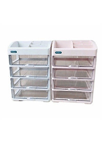 Tủ Đựng Mỹ Phẩm Cao Cấp HOKORI 4 Tầng, Kệ Đựng Mỹ Phẩm, Đồ Trang Điểm Nhiều Ngăn - Hàng Việt Nam