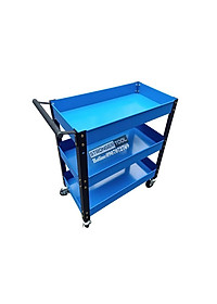 XE ĐẨY DỤNG CỤ 3 NGĂN dùng cho gagare, tiệm sửa xe, tiệm rửa xe, xưởng, gia đình